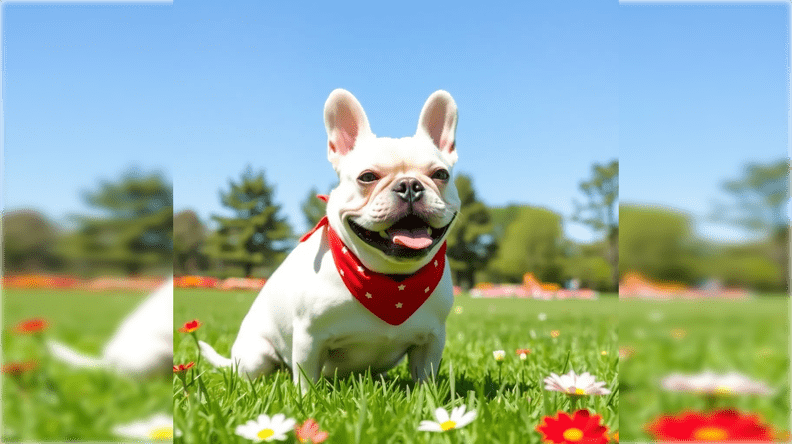 White French Bulldog