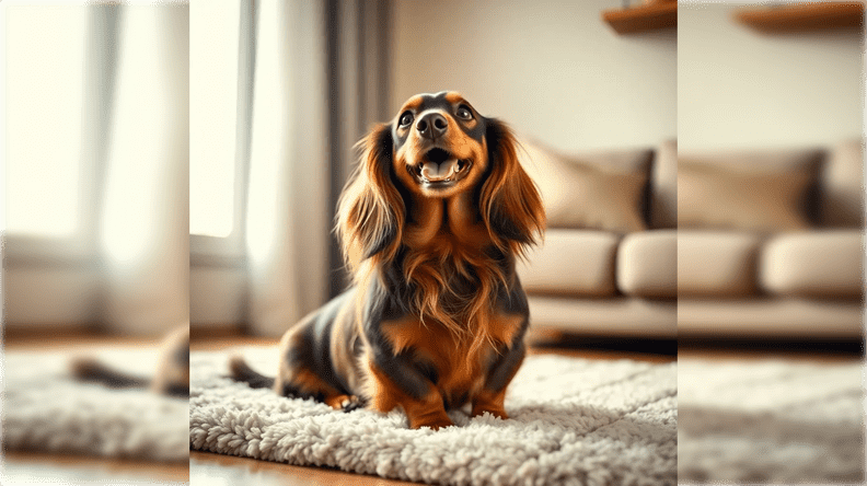 long haired dachshund