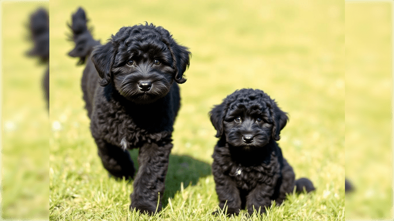 Black Golden doodle