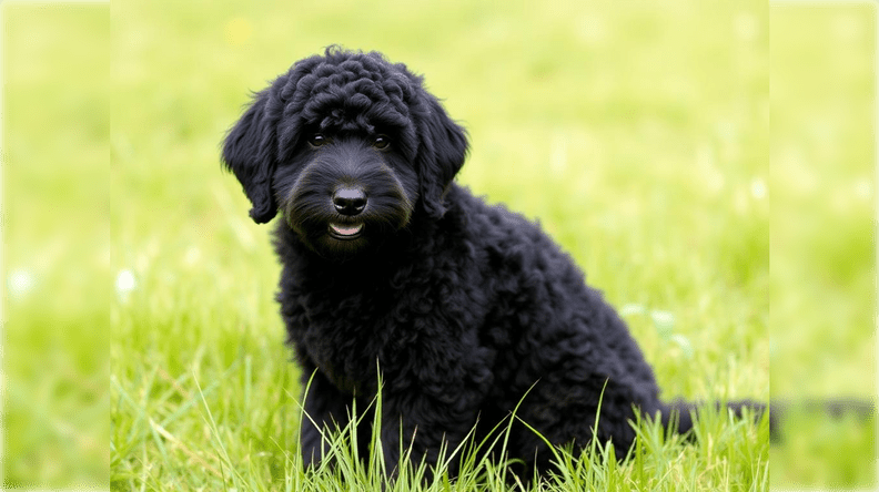 Black Golden doodle