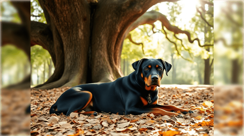 Doberman Rottweiler mix