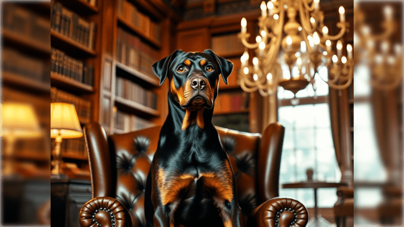 Doberman Rottweiler mix