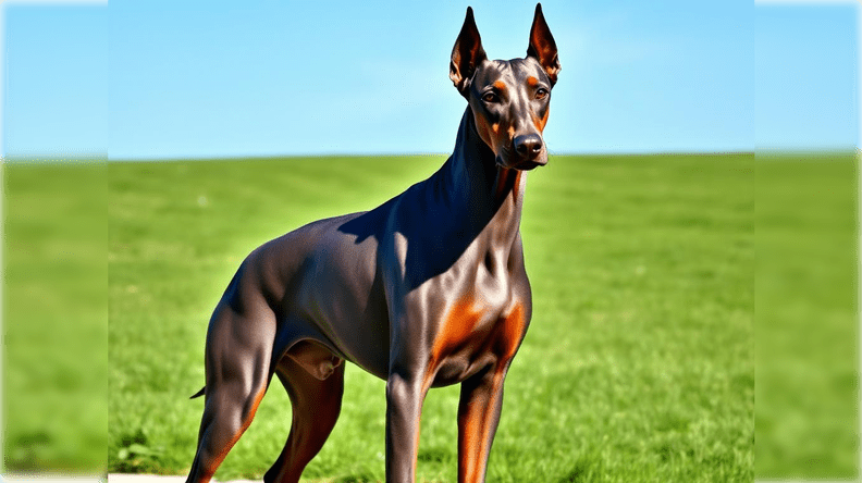 Blue Doberman