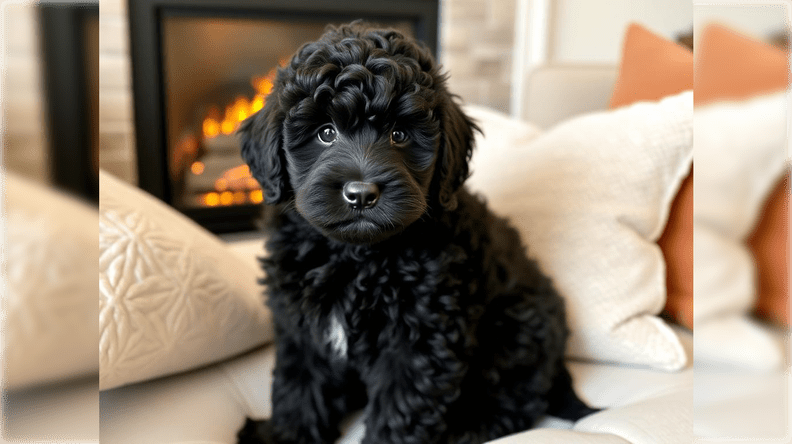 Black Golden doodle