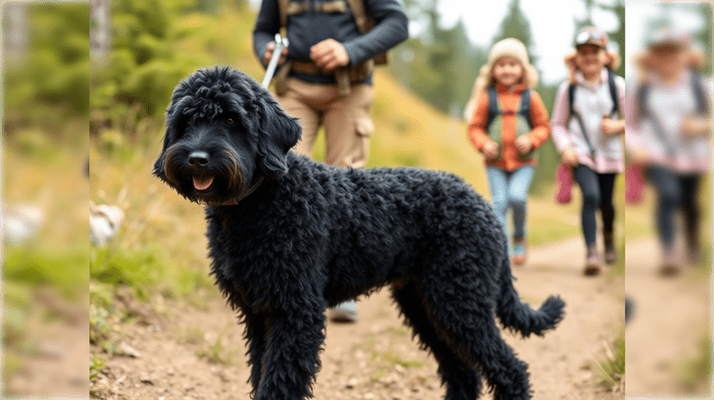 Black Golden doodle