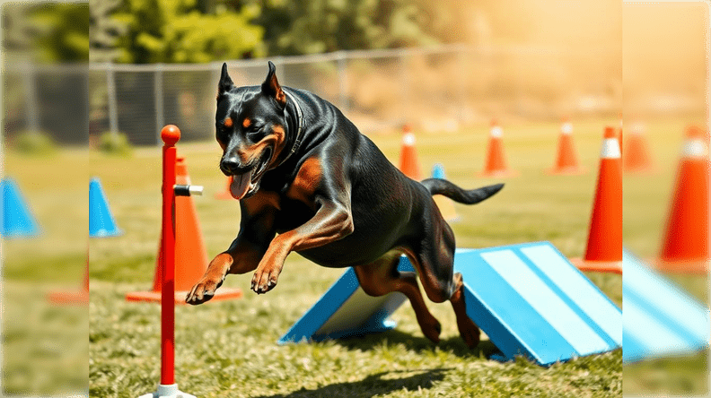 Doberman Rottweiler mix