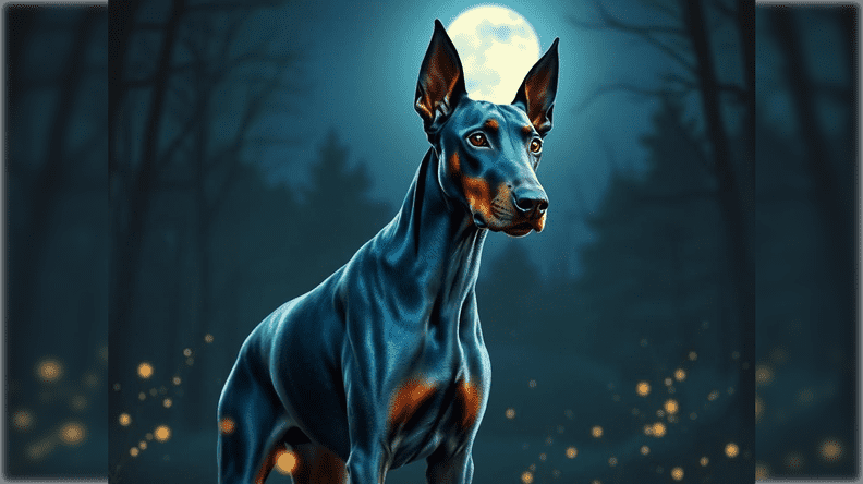 Blue Doberman