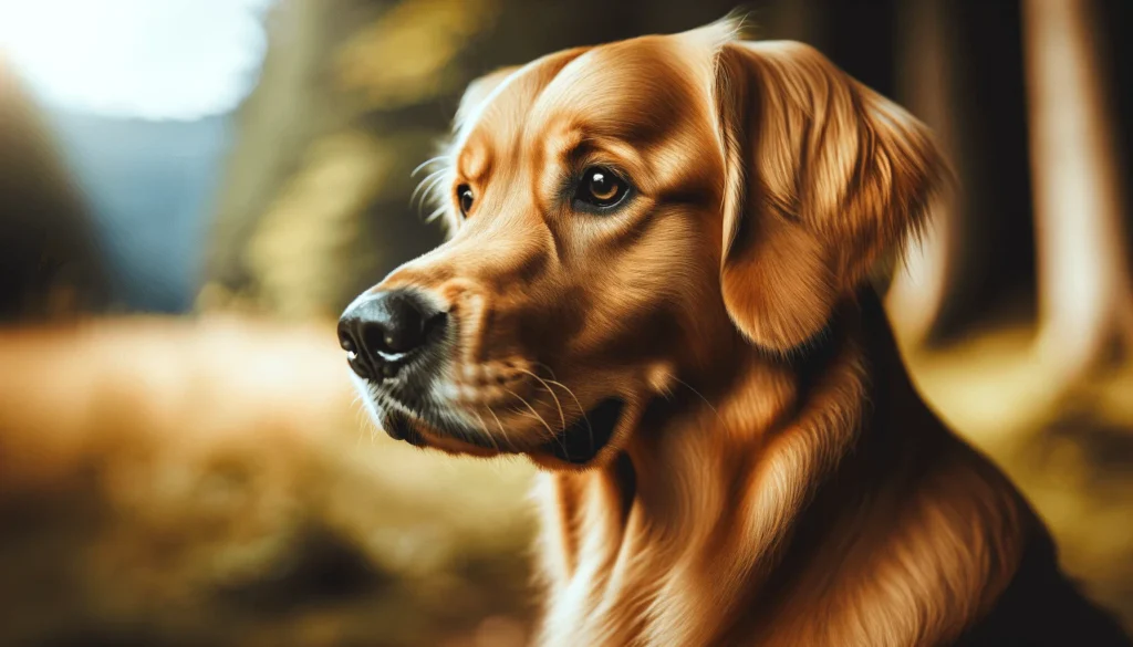 dark golden retriever